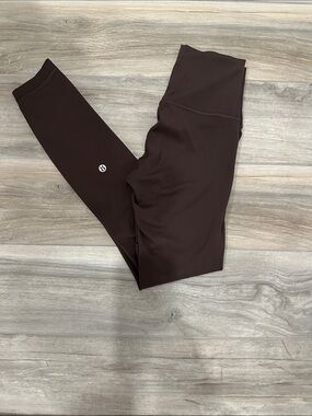 Lululemon Wunder train  Brown Athletic Leggings